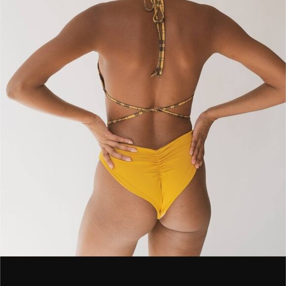 Londre Yellow Bikini Bottom - NWT - Picture 1 of 11